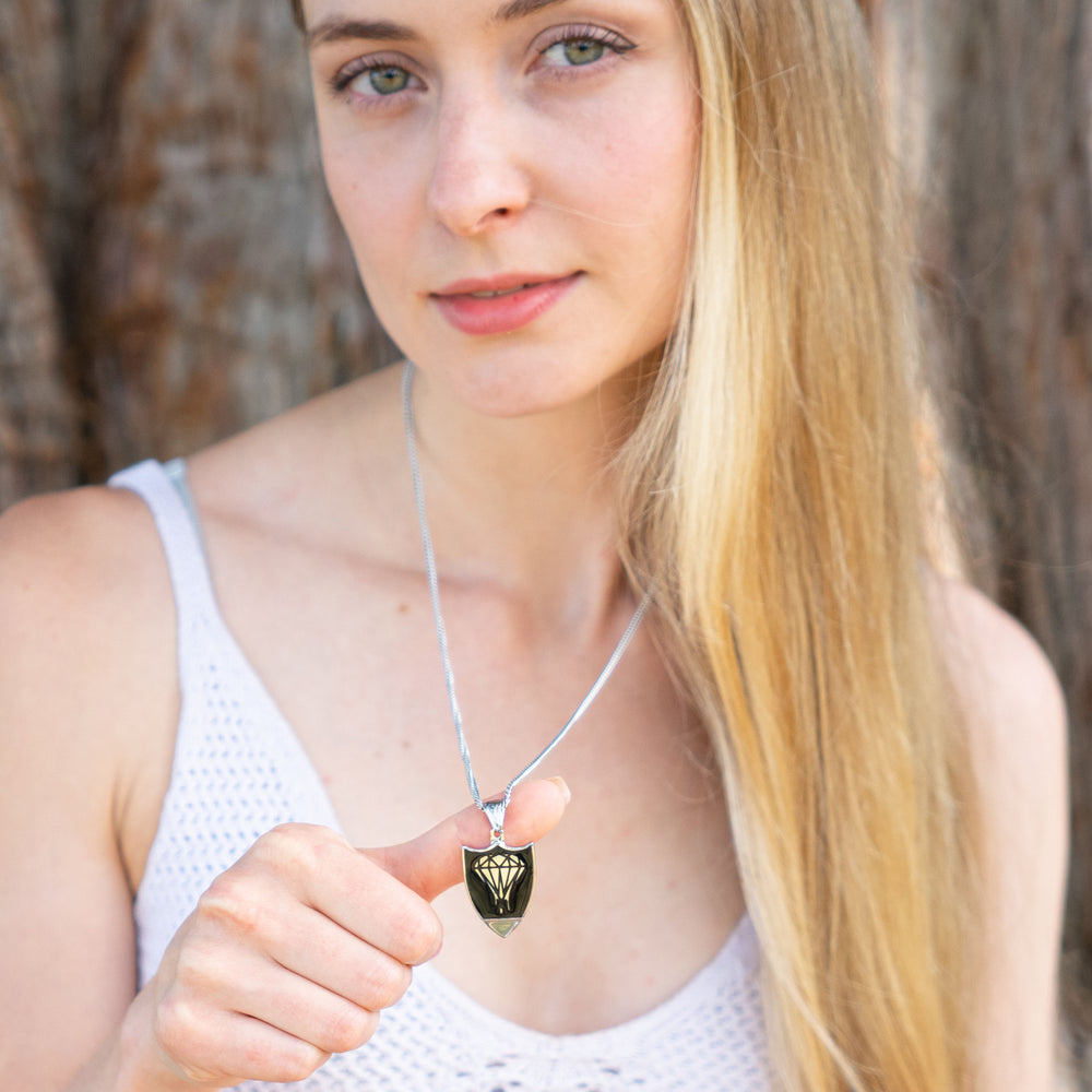 Silver Diamond - World's Best Shotgun Necklace