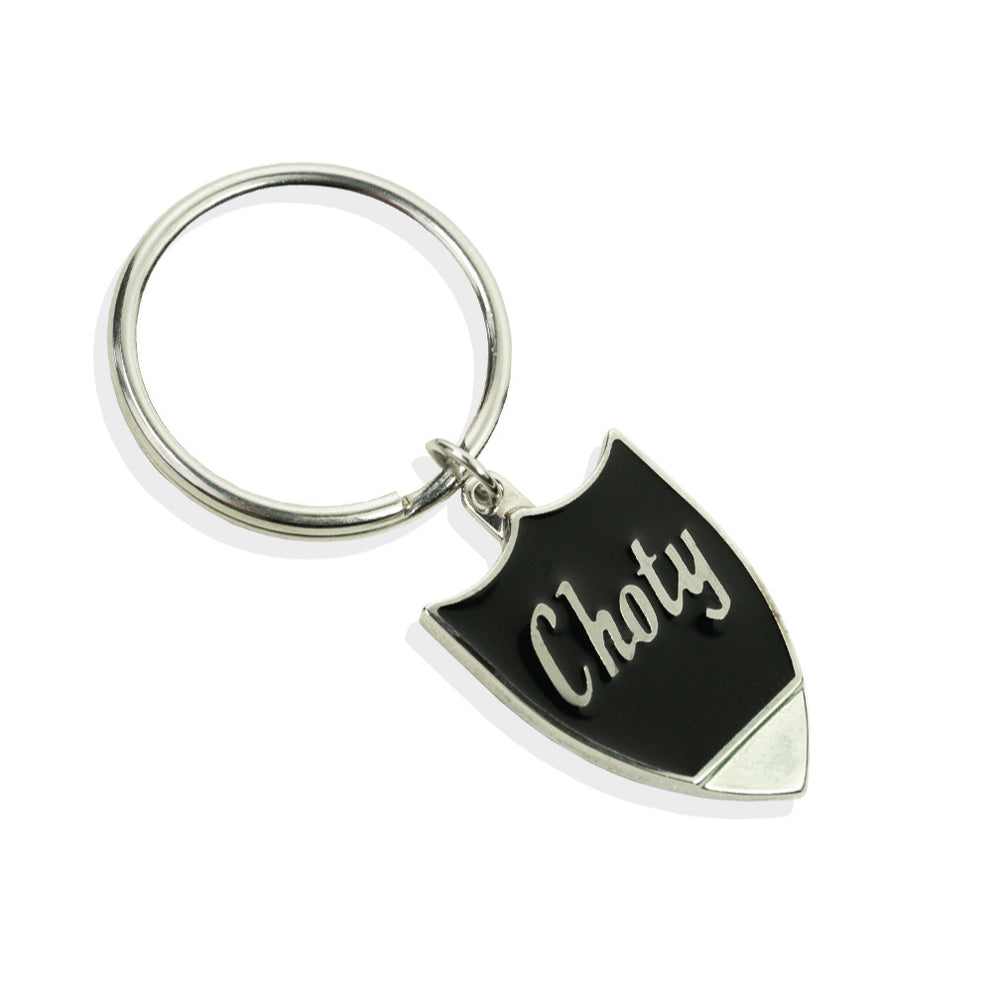 Choty - Shotgun Necklace - Silver Key Chain - Pouch Included - 316L Stainless Steel