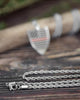 Silver USA Red Line - World's Best Shotgun Necklace