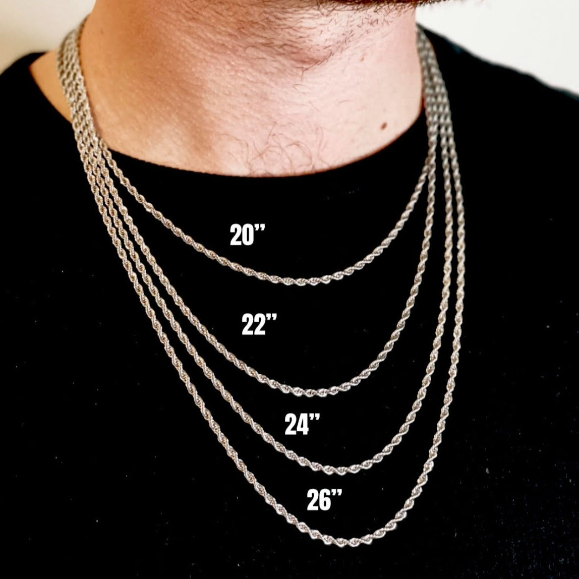 Silver Rope Chain – Choty